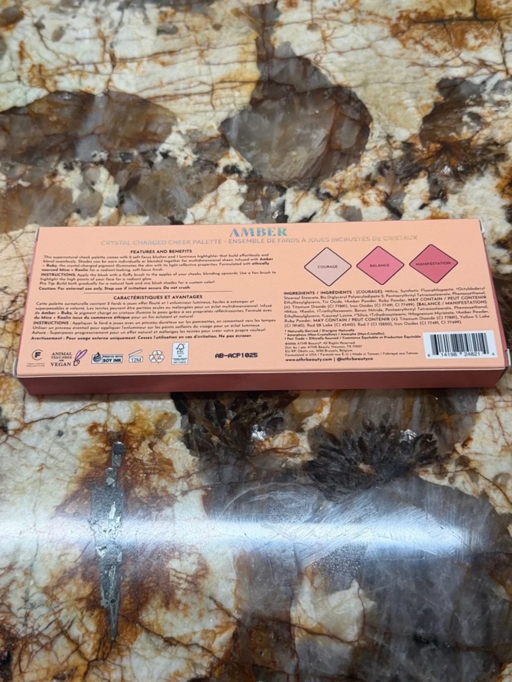 Athr Beauty Crystal Charged Cheek Palette NEW